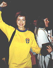 Pernilla Maanson in Dublin in1995