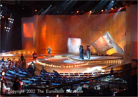 Jessica Garlick in the first rehearsal Monday